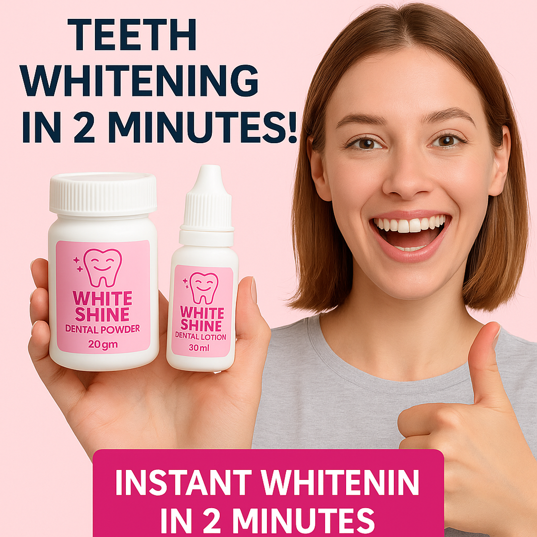 Whiteshine Teeth Cleaning Power & Lotion